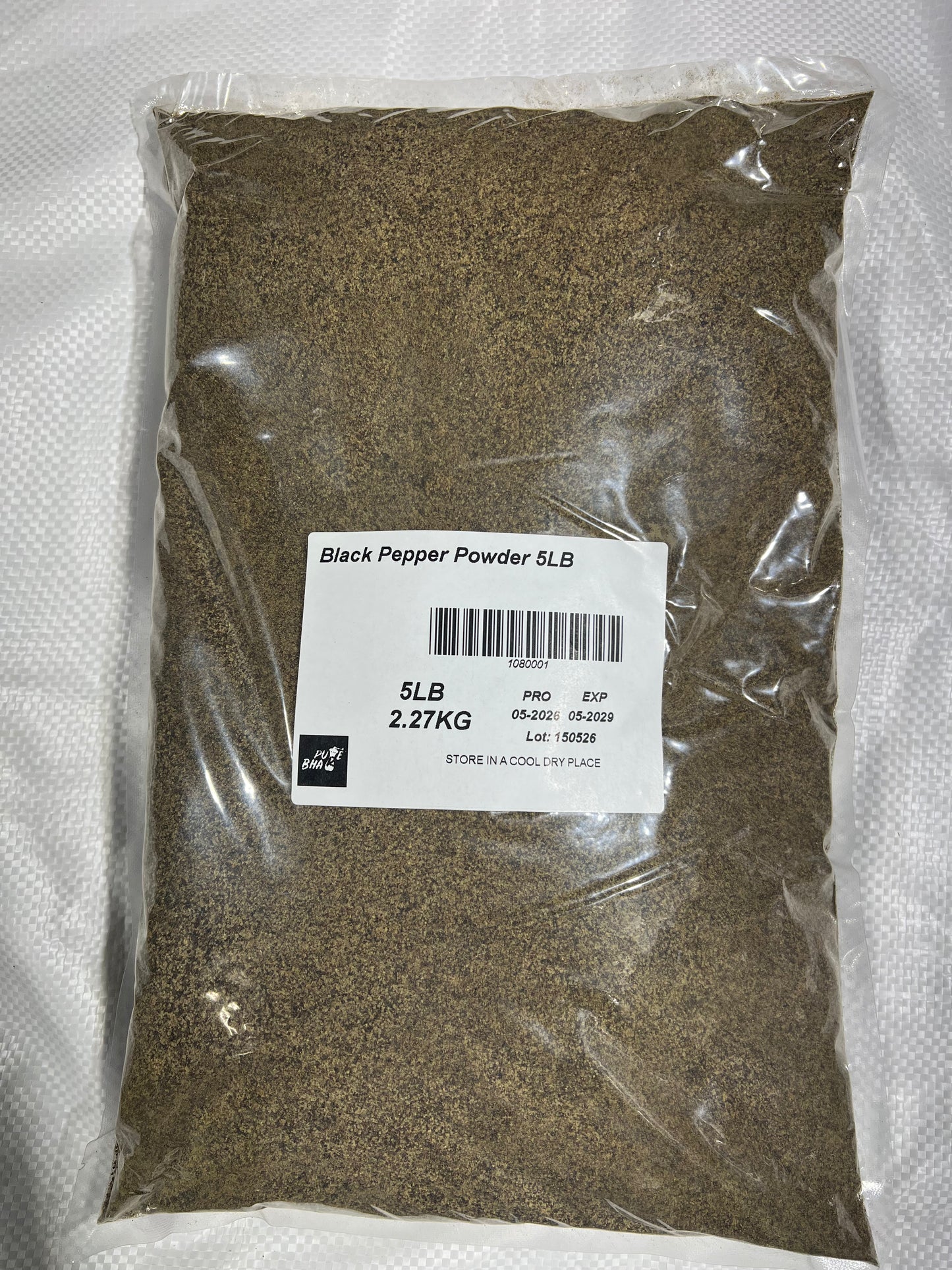 1080001-Black Pepper Powder 5LB