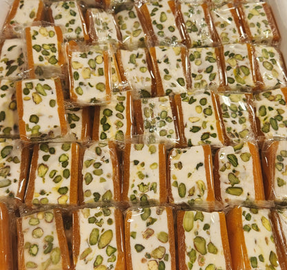 1040491-Pure Bhar 26-108 Delight with pistachio Nougat Rectangle apricot 11LB
